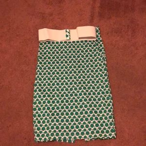 Pencil skirt with matching belt